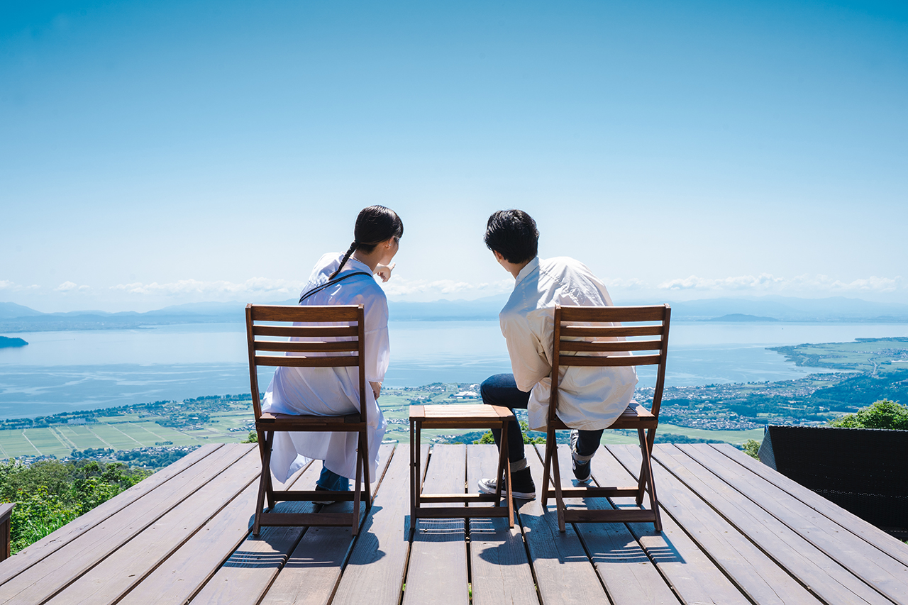 この夏はお花広がる絶景スポット びわこ箱館山 に出かけてみませんか M エム Kyoto By Leaf