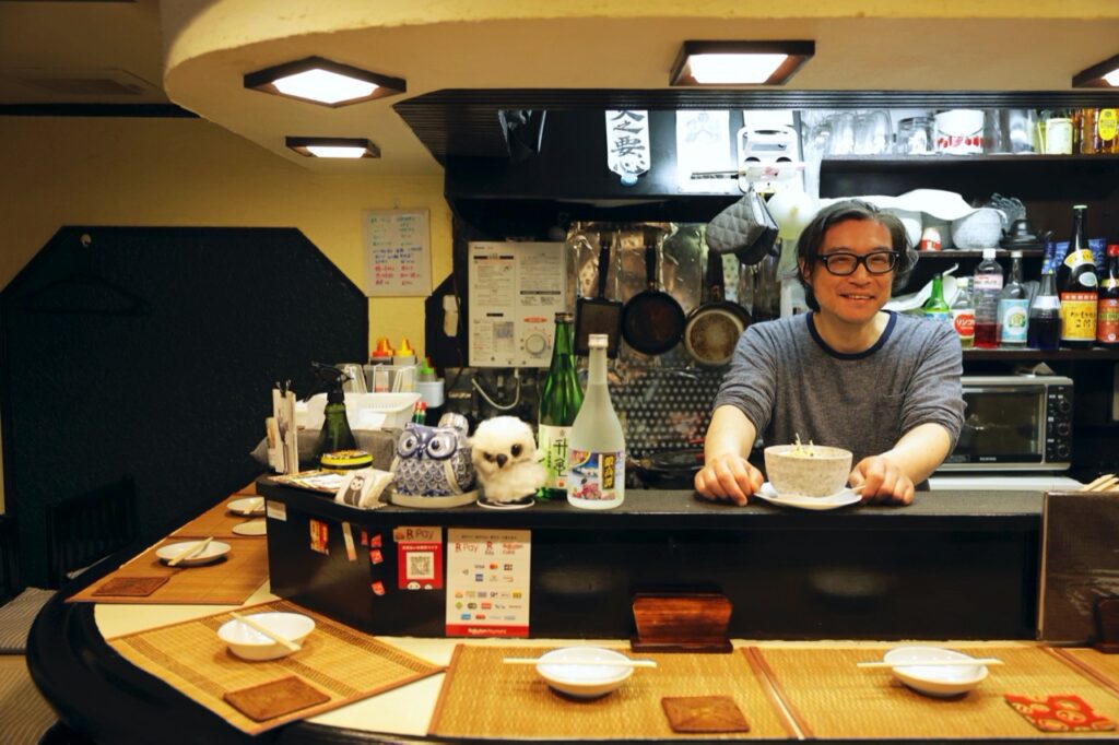 Interior view of Gion Midnight Diner Ajimoku Usagi