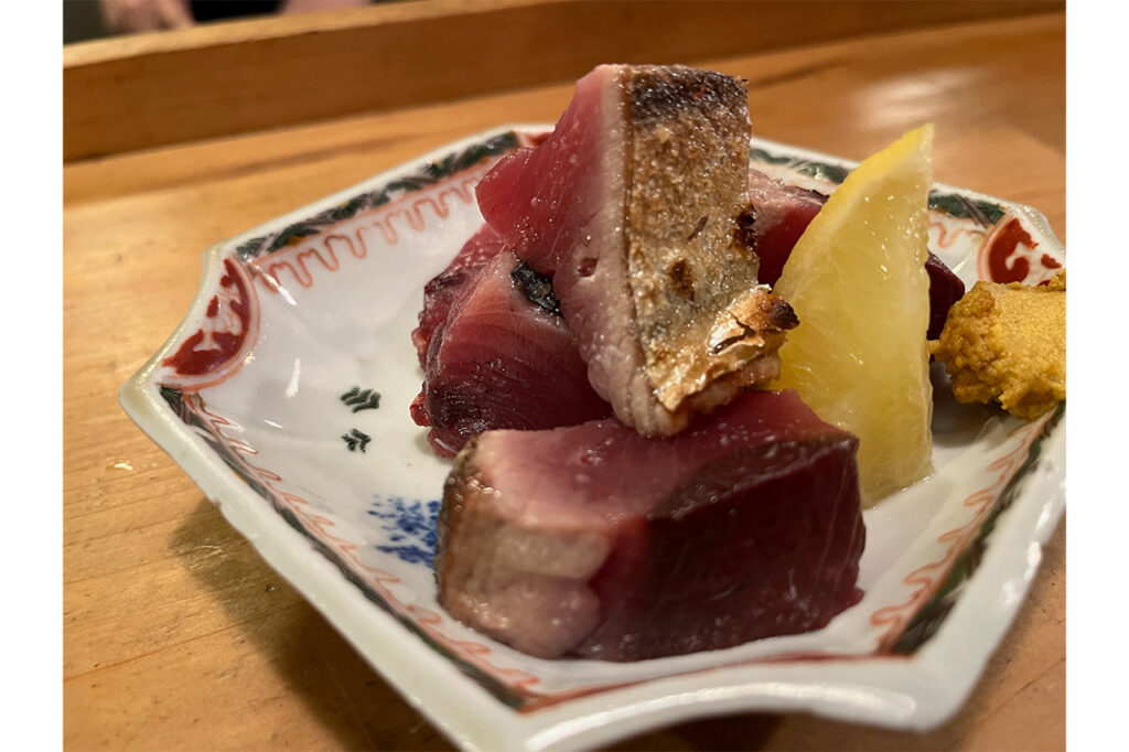 Niikomi Suzuya Katsuo Shio Tataki