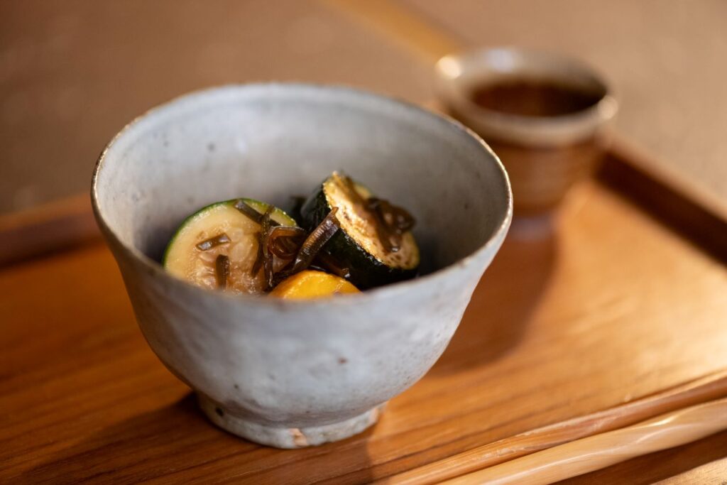 IKKEN URU-URU zucchini with salted kelp