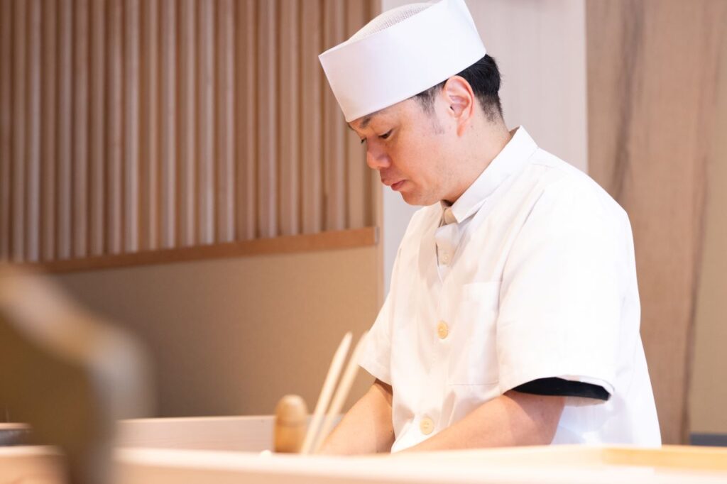 鮨なかた 店主なかたさん