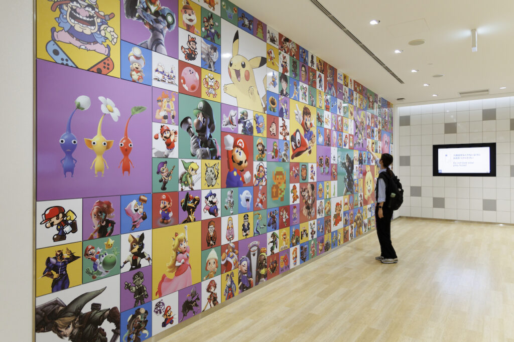 Interior view of the Nintendo Museum