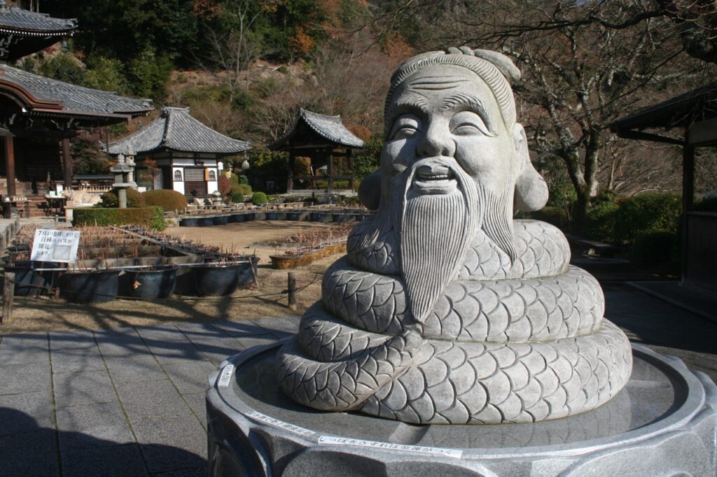 三室戸寺　宇賀神像