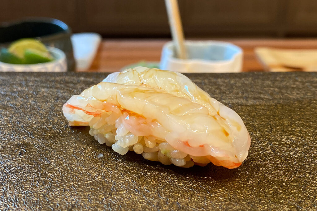 Sushi Azabu Higashiyama Nigiri 牡丹虾