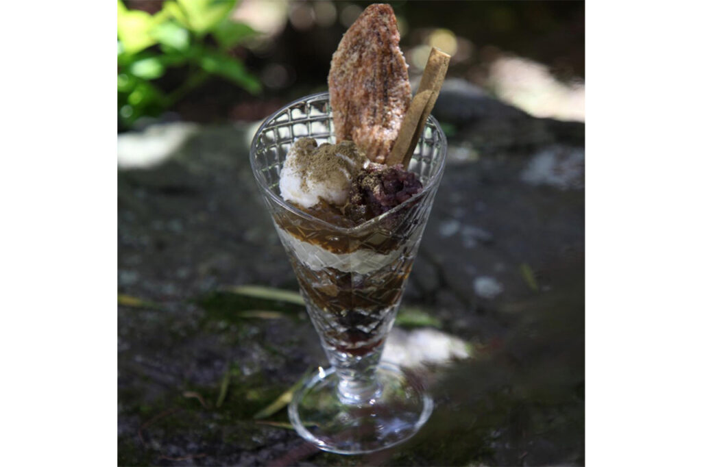 Hojicha Parfait at Yoshinoen Tea Shop