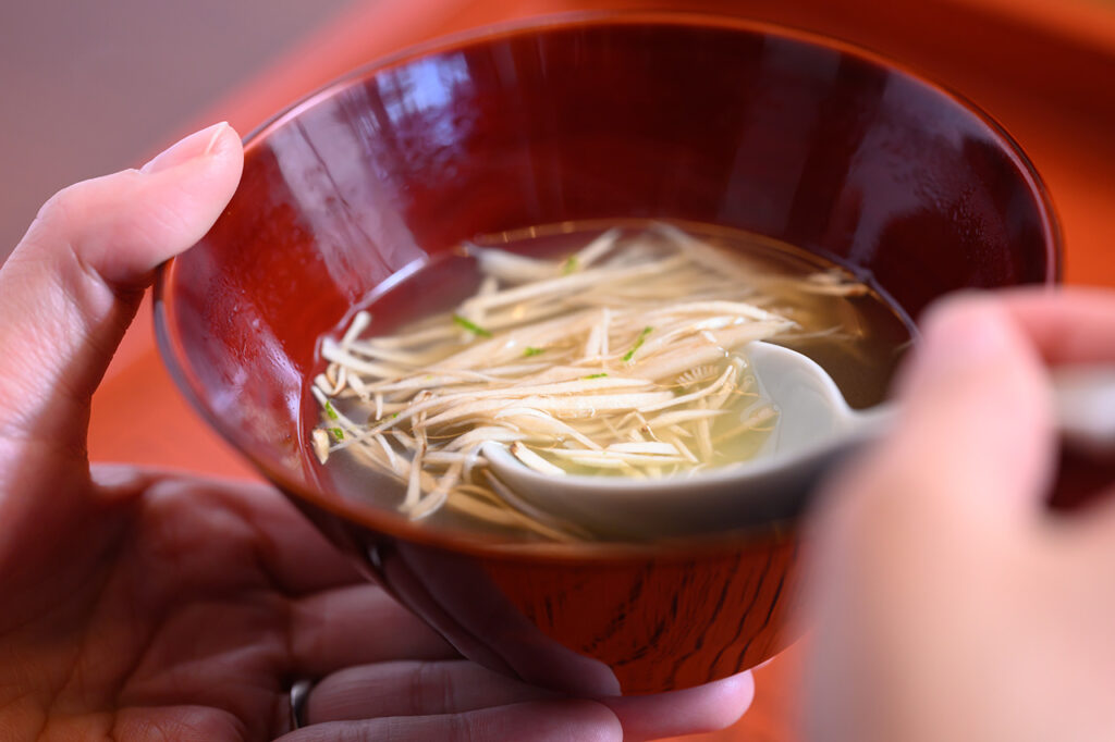 hakubiの松茸上湯スープ