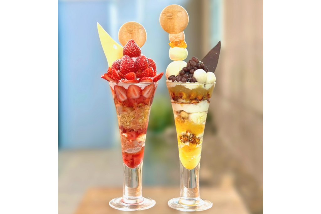 Limited Time Offer Parfait at Unir Kyoto Store