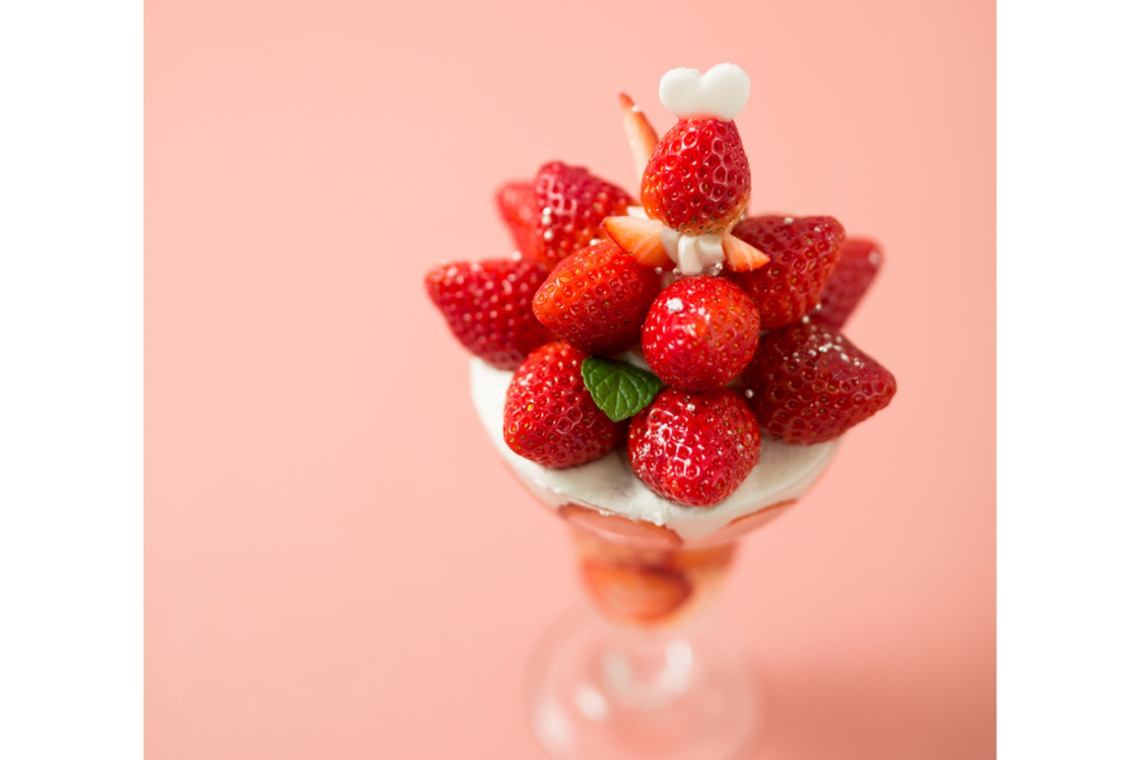 Strawberry fields at the Itoken Kyoto Tower Sand Store