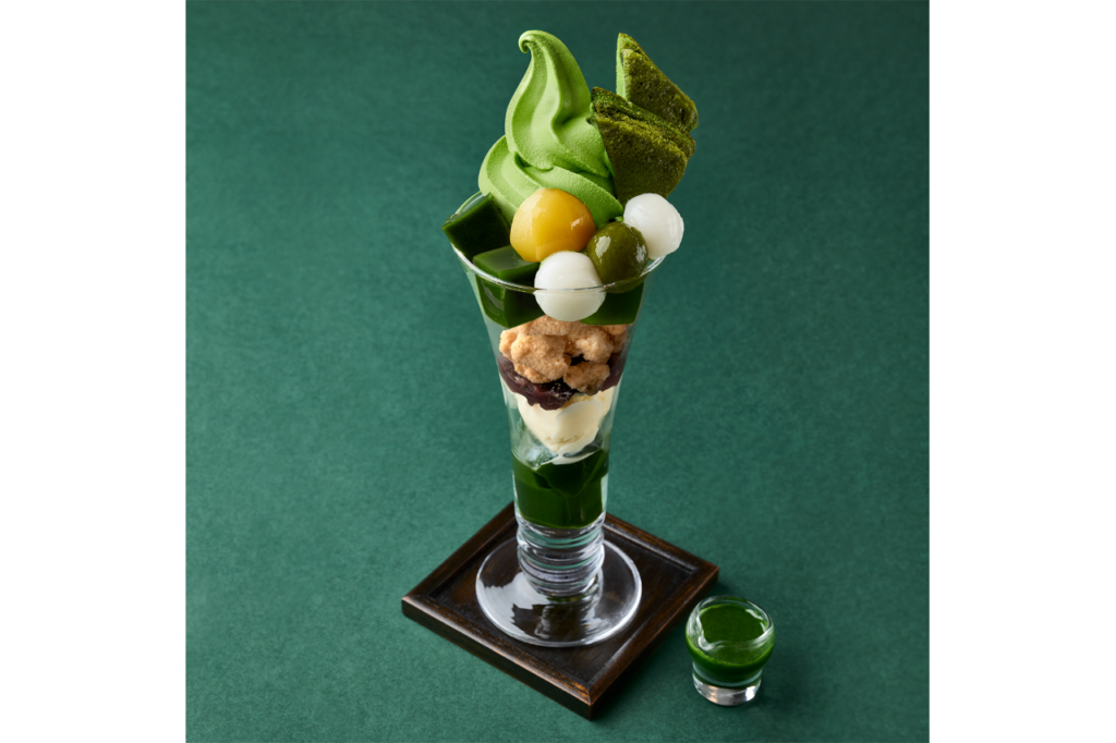 Toji-ri green tea parfait